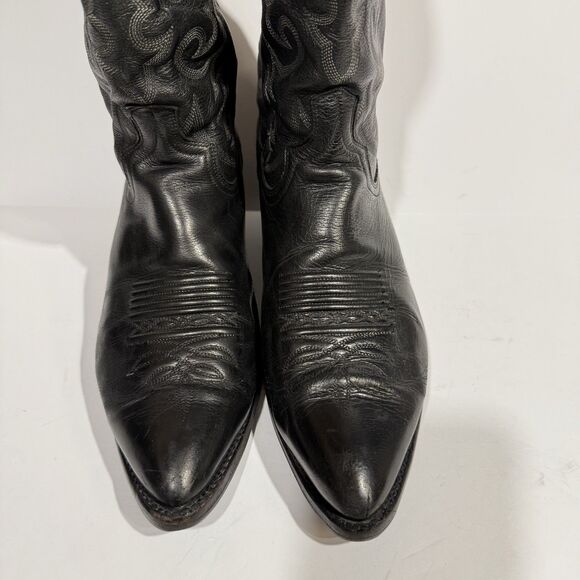 Dan Post Black Men\'s Size 10 D Pebble Grain Cowboy Boots main image 13